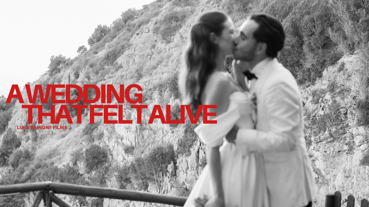 Jacob and Morane in a candid wedding film portrait